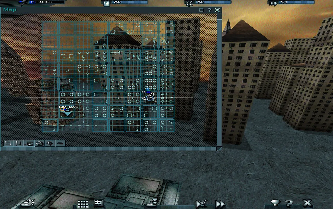 Distant ground in a level: Reforged 0.6
