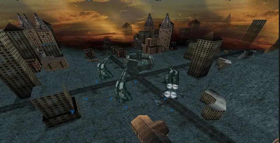 A city level at 4K on the High preset, with the remastered host station and units