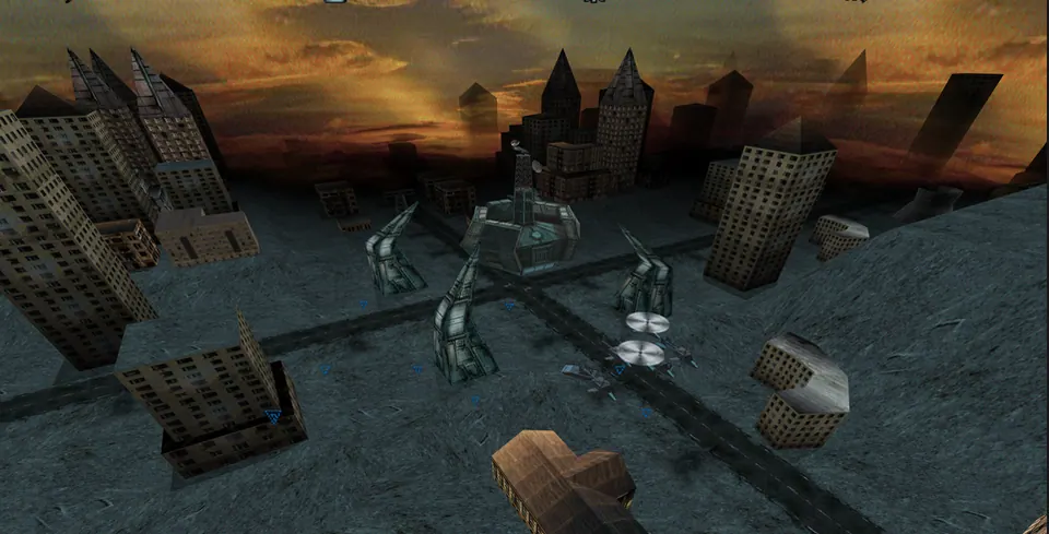 The same city level at 4K on the Medium preset