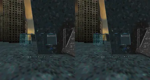 The crosshair was off vertically. Now it lives on the gun's real ray.