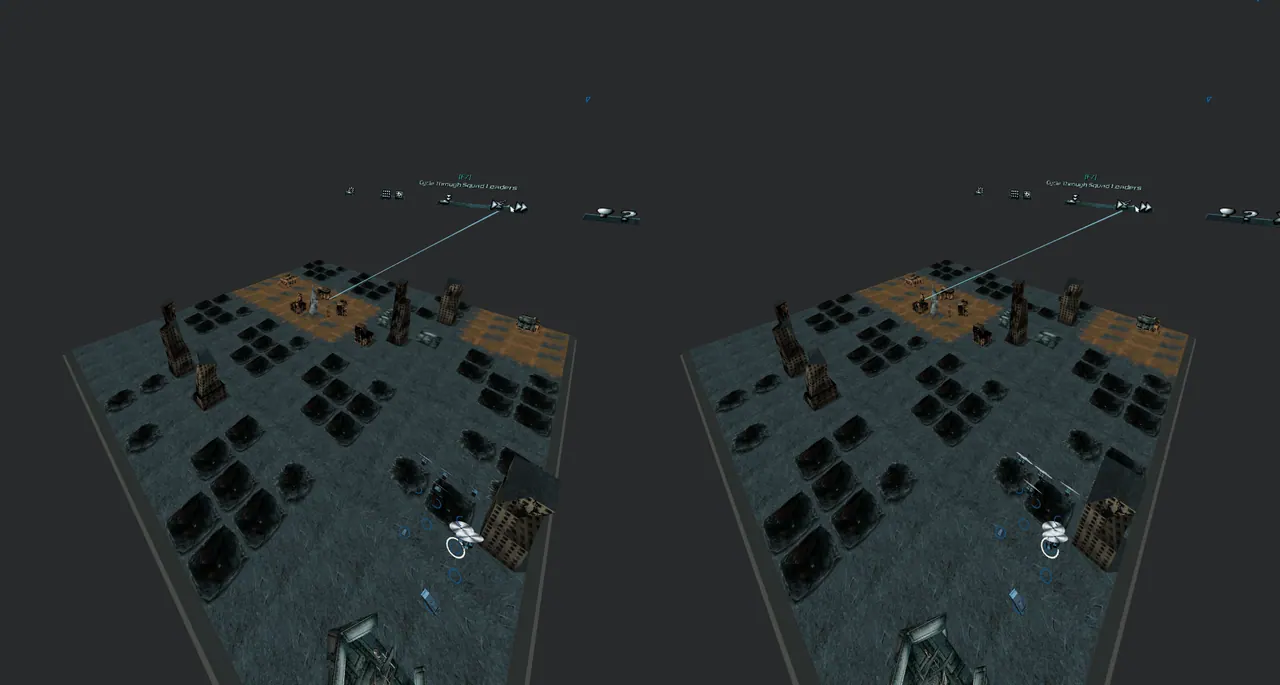 The live battlefield as a miniature diorama in VR