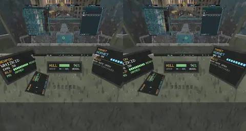Pick a tiny unit off the table, bring it to your face, beam in.