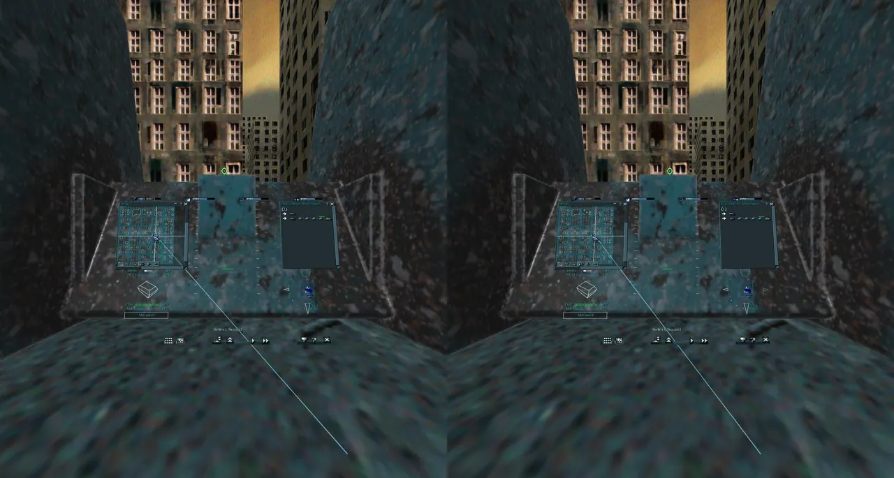 Two-click orders with a laser pointer.