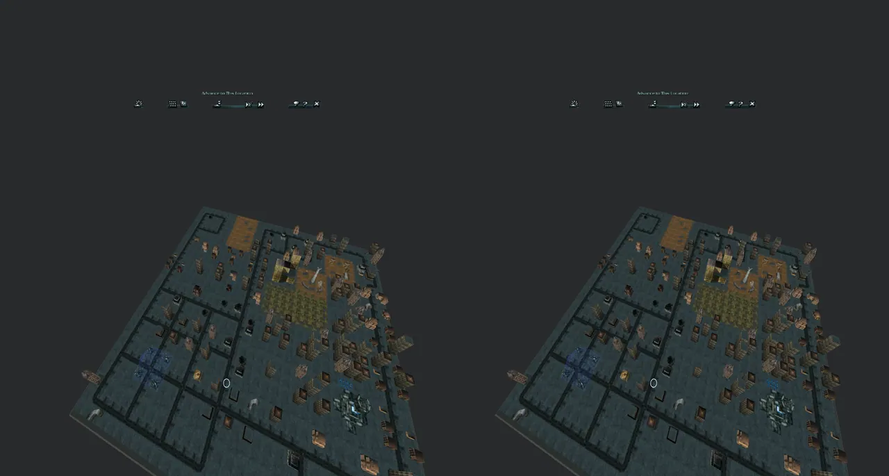 Rest a controller on the real table, set height, drag and turn.