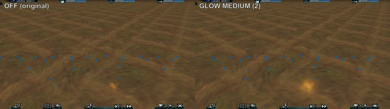 Glow combat clip